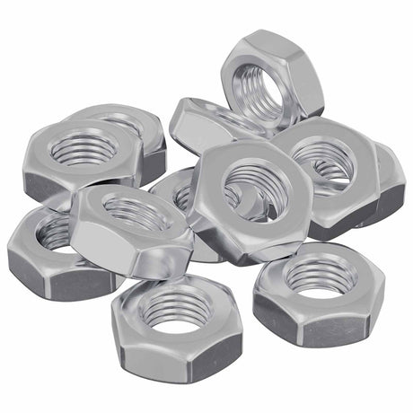 Vidaxl zeshoekige moeren 3600 pcs zilver ijzer