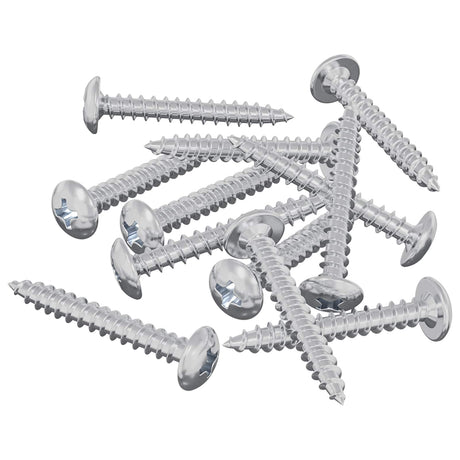 Vidaxl houten schroeven 8451 pcs zilver staal