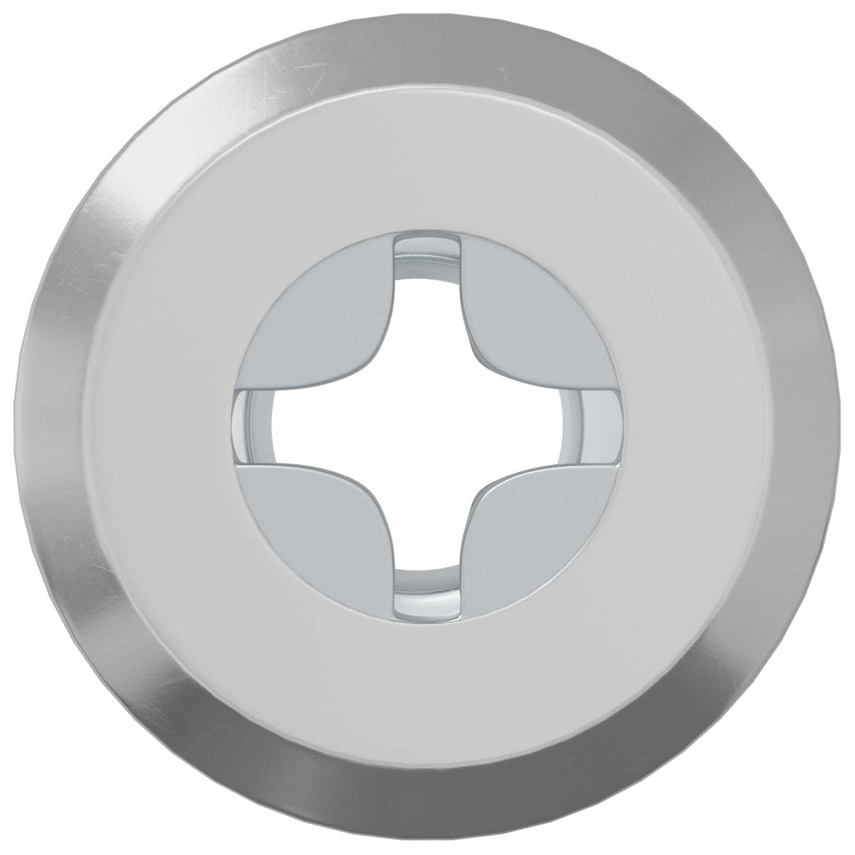 Vidaxl slotmoer 2 pcs zilver m6 x 15 mm staal