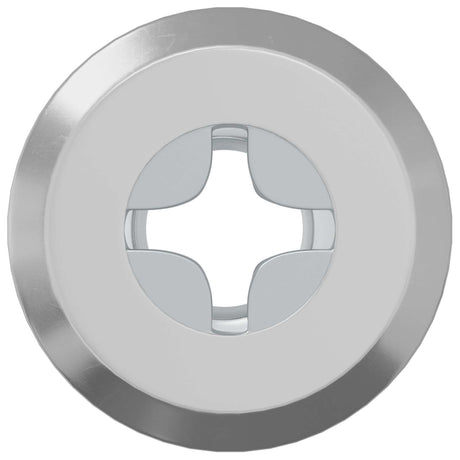 Vidaxl slotmoer 2 pcs zilver m6 x 15 mm staal