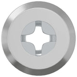 Vidaxl slotmoer 12 pcs zilver m6 x 15 mm staal