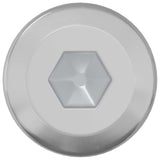 Vidaxl slotschroef effen 12 pcs zilver m6 x 12 mm staal
