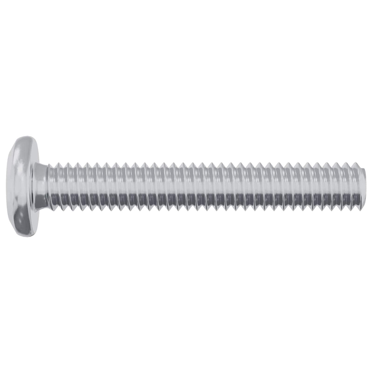 Vidaxl slotschroef effen 12 pcs zilver m6 x 35 mm staal