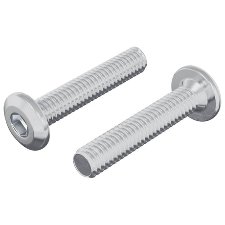 Vidaxl vergrendelingsschroef 2 pcs zilver m6 x 35 mm staal
