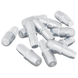 Vidaxl plankhaak 12 pcs zilver 7 x 16 mm ijzer