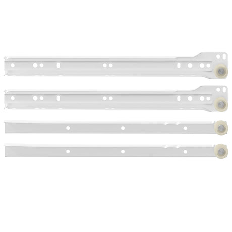 Vidaxl ladegeleider 73 pcs wit staal