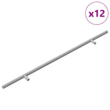 Vidaxl handvat 12 pcs zilver 500 mm staal