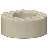 Vidaxl stoelpoot vloerbeschermers 2 pcs doorzichtig ø 15 x 16 mm pvc