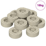 Vidaxl stoelpoot vloerbeschermers 18000 pcs doorzichtig ø 15 x 16 mm