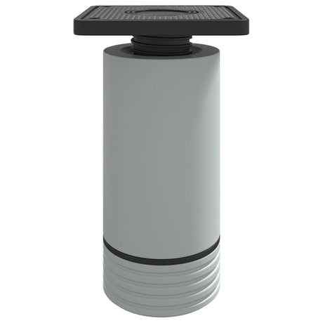 Vidaxl meubelpoten verstelbaar 2 pcs wit 64 x 64 x 100 mm pp