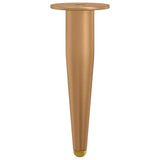Vidaxl staande poten 2 pcs goud 98 x 40 mm ijzer