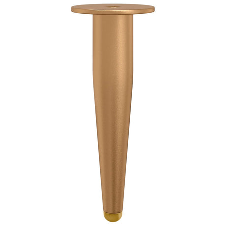 Vidaxl staande poten 2 pcs goud 98 x 40 mm ijzer