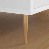 Vidaxl staande poten 12 pcs goud 98 x 40 mm ijzer