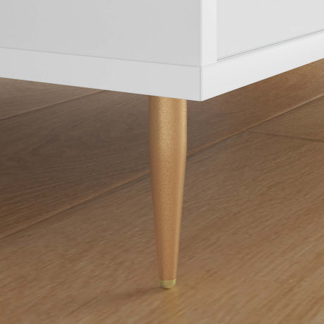 Vidaxl staande poten 12 pcs goud 98 x 40 mm ijzer
