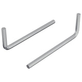 Vidaxl zeskantsleutel 2 pcs zilver 32 x 86 mm staal