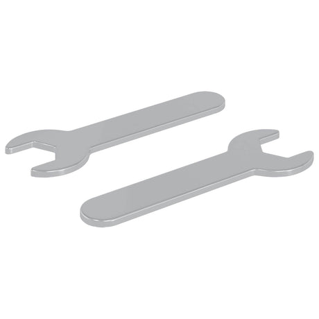 Vidaxl schroefsleutel 2 pcs zilver 13 mm ijzer