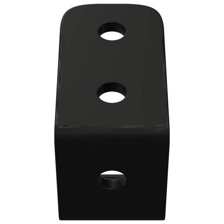 Vidaxl haken 2 pcs zwart m5 x 110 mm ijzer