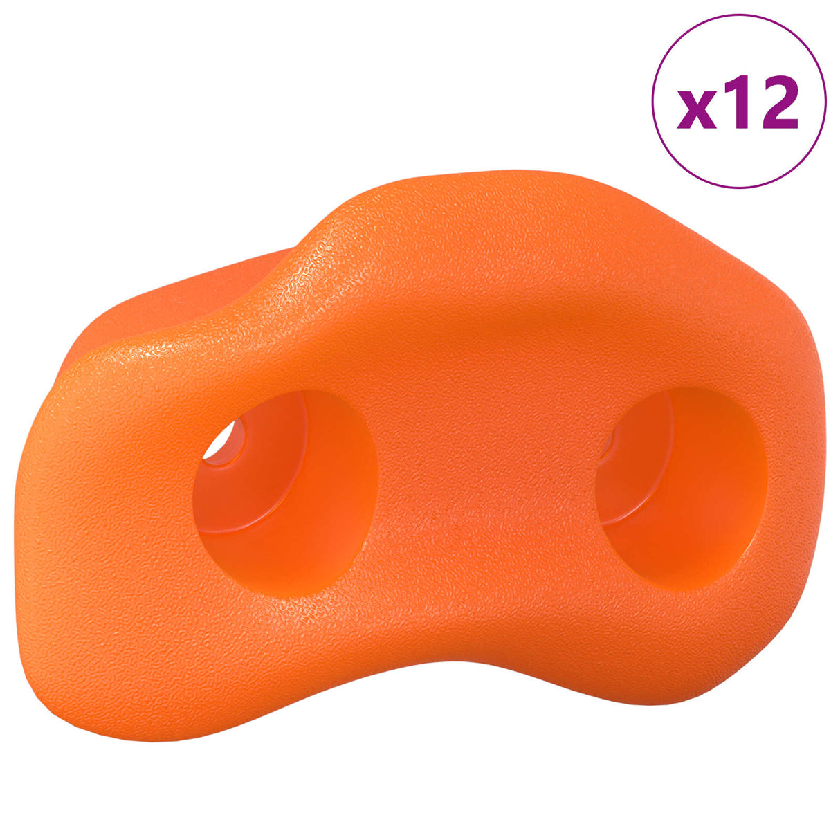 Vidaxl klimgreep 12 pcs oranje 100 x 67 x 43 mm pp