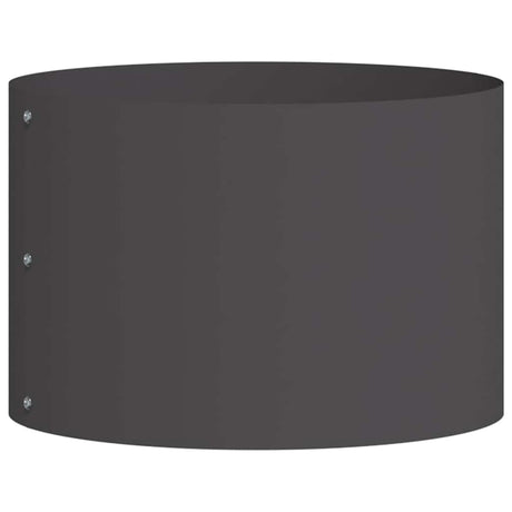 Vidaxl plantenring zwart 30 x 30 x 20 cm koudgewalst staal