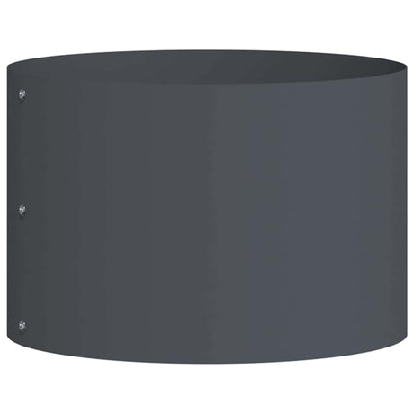 Vidaxl plantenring antraciet 30 x 30 x 20 cm koudgewalst staal