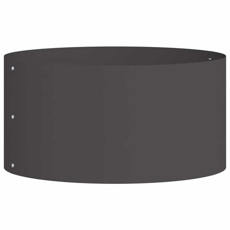Vidaxl plantenring zwart 40 x 40 x 20 cm koudgewalst staal