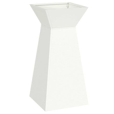 Vidaxl pilaar plantenbak wit 35 x 35 x 73 cm