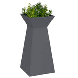 Vidaxl pilaar plantenbak antraciet 35 x 35 x 73 cm