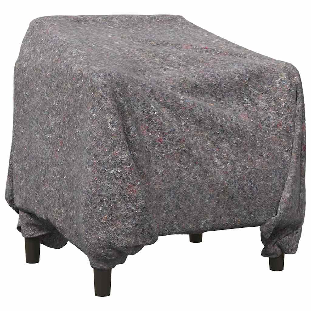 Vidaxl verhuisdekens 5 pcs grijs 150 x 200 cm stof