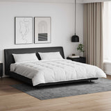 Vidaxl dekbed set met kussen 3 pcs wit donsveertjes