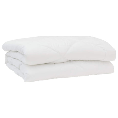 Vidaxl zomer dekbed met kussen 3 pcs wit microfibre