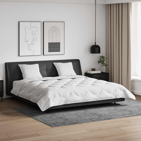Vidaxl zomer dekbed met kussen 3 pcs wit microfibre