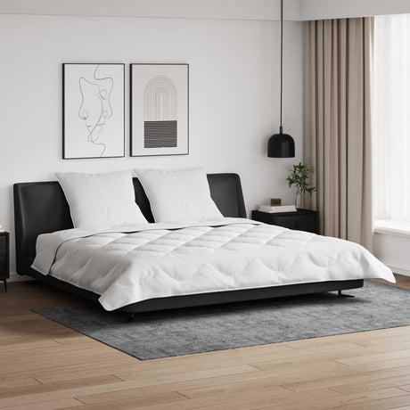 Vidaxl winter dekbed met kussen 3 pcs wit microvezel