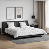 Vidaxl dekbed set met kussen 3 pcs wit microfiber en dons feather