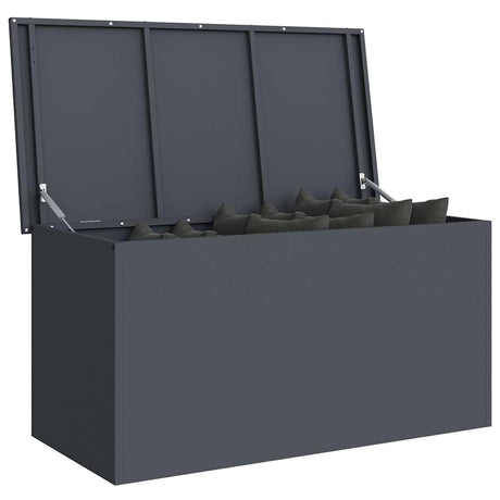 Vidaxl buitenopslagdoos antraciet 100 x 50,5 x 50 cm staal