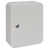 Vidaxl sleuteldoos met slot ivoor 20 x 7,5 x 25 cm staal