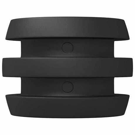 Vidaxl voetbaltafel bumpers 3 x 3 x 2 cm stang 16 pcs zwart kunststof