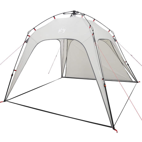 Vidaxl instant tent 4-person quick-release grijs 260 x 260 x 197 cm