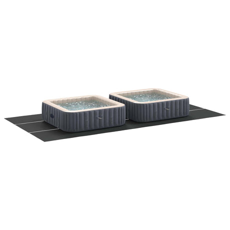 Vidaxl zwembad grondzeil zwart 750 x 372 x 0,1 cm niet-geweven stof