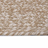 Vidaxl vloerkleden rechthoekig natuurlijk en wit 60 x 400 cm jute