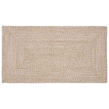 Vidaxl vloerkleden rechthoekig natuurlijk en wit 100 x 200 cm jute