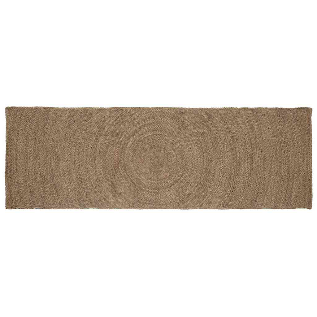 Vidaxl vloerkleden rechthoekig grijs 80 x 200 cm jute