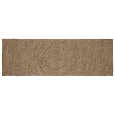 Vidaxl vloerkleden rechthoekig grijs 80 x 250 cm jute
