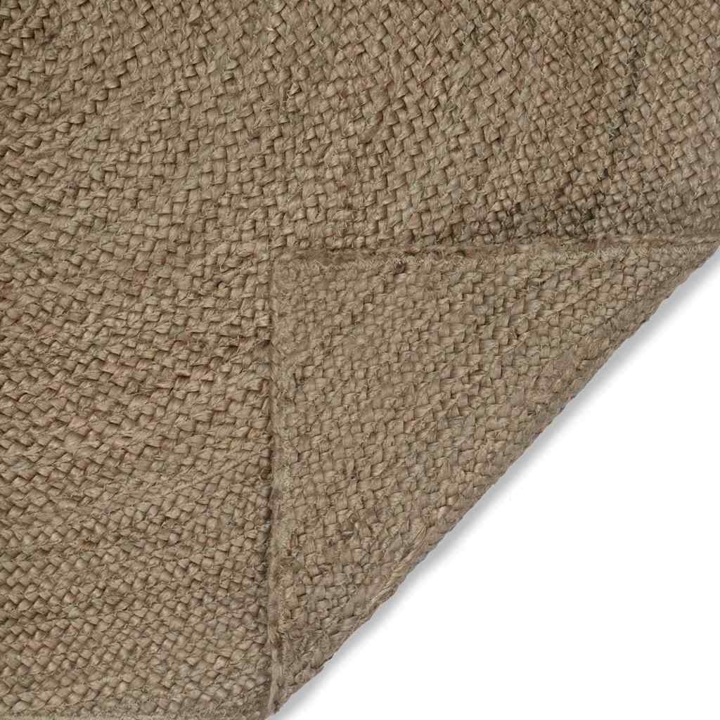 Vidaxl vloerkleden rechthoekig grijs 160 x 230 cm jute