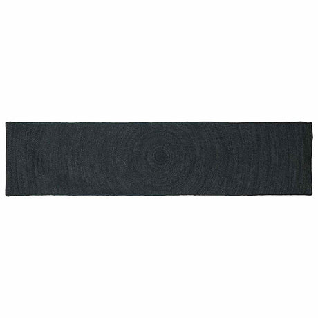Vidaxl vloerkleden rechthoekig donkergrijs 60 x 250 cm jute