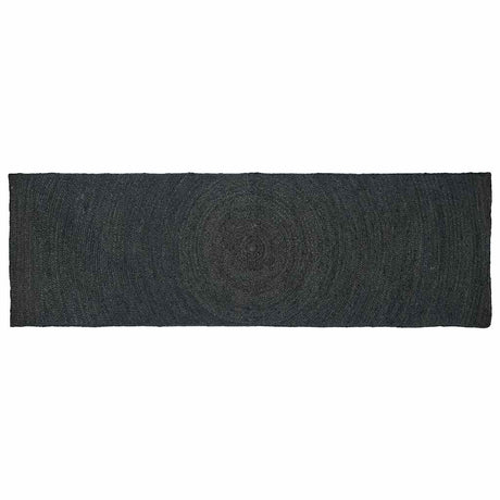 Vidaxl vloerkleden rechthoekig donkergrijs 80 x 300 cm jute