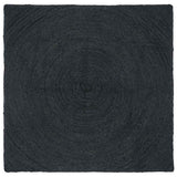 Vidaxl vloerkleden vierkant donkergrijs 120 x 120 cm jute
