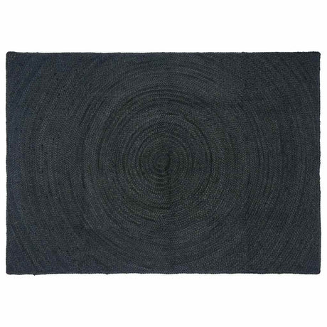Vidaxl vloerkleden rechthoekig donkergrijs 120 x 170 cm jute