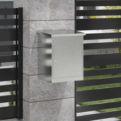 Vidaxl pakket inwerp box zilver 47,5 x 38 x 59 cm roestvrij staal