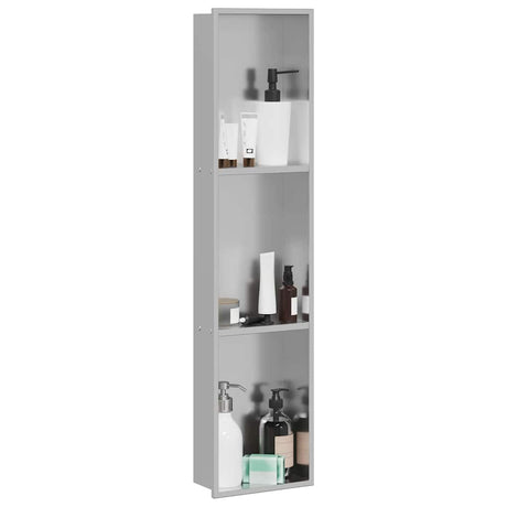 Vidaxl douche niche zilver 90 x 20 x 9,5 cm roestvrij staal