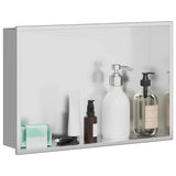Vidaxl douche niche zilver 45 x 30 x 9,5 cm roestvrij staal